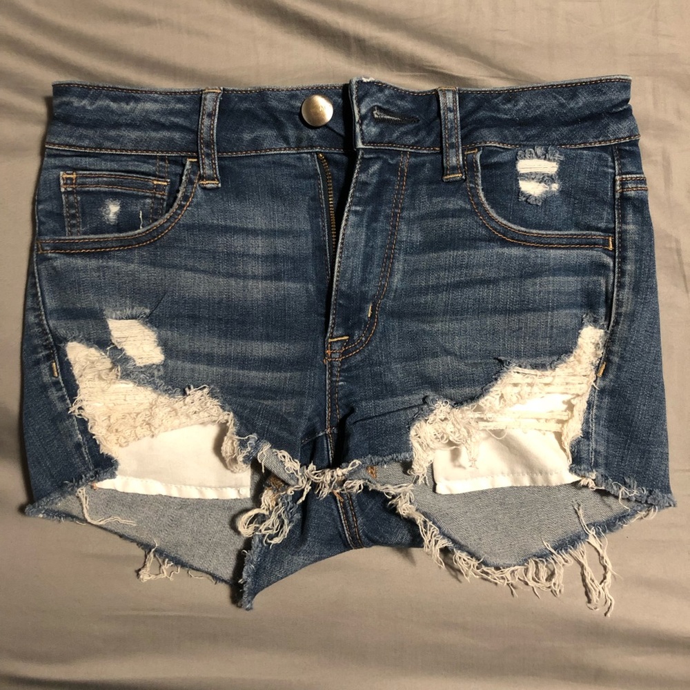 American Eagle High Rise Jean shorts